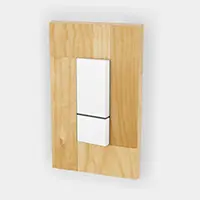 PXP-WS01-MK（天然木・メジロカバ） スイッチ・コンセントプレート PXP-WS型