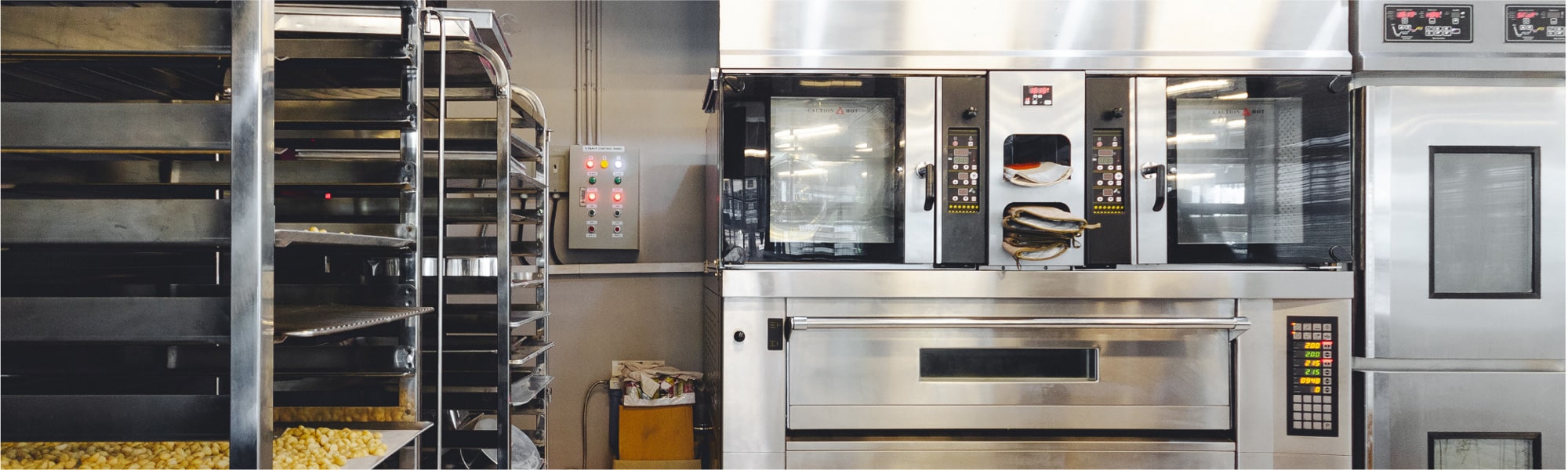 温熱機械（スチームコンベクション、オーブン、茹で麺器）　イメージ