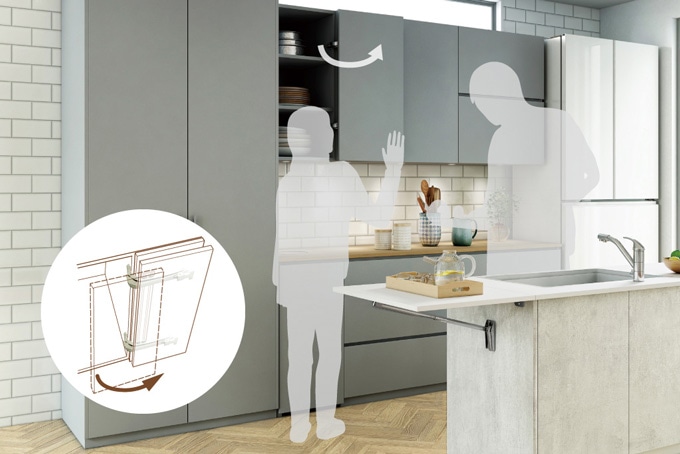 狭小住宅でも快適な動線が叶う！スペパに効く収納家具を作る金物3選